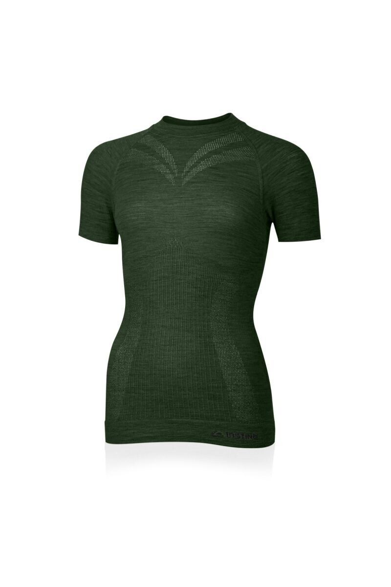 Lasting dámske merino tričko MALBA 6160 zelené Veľkosť: S/M 8596445045598