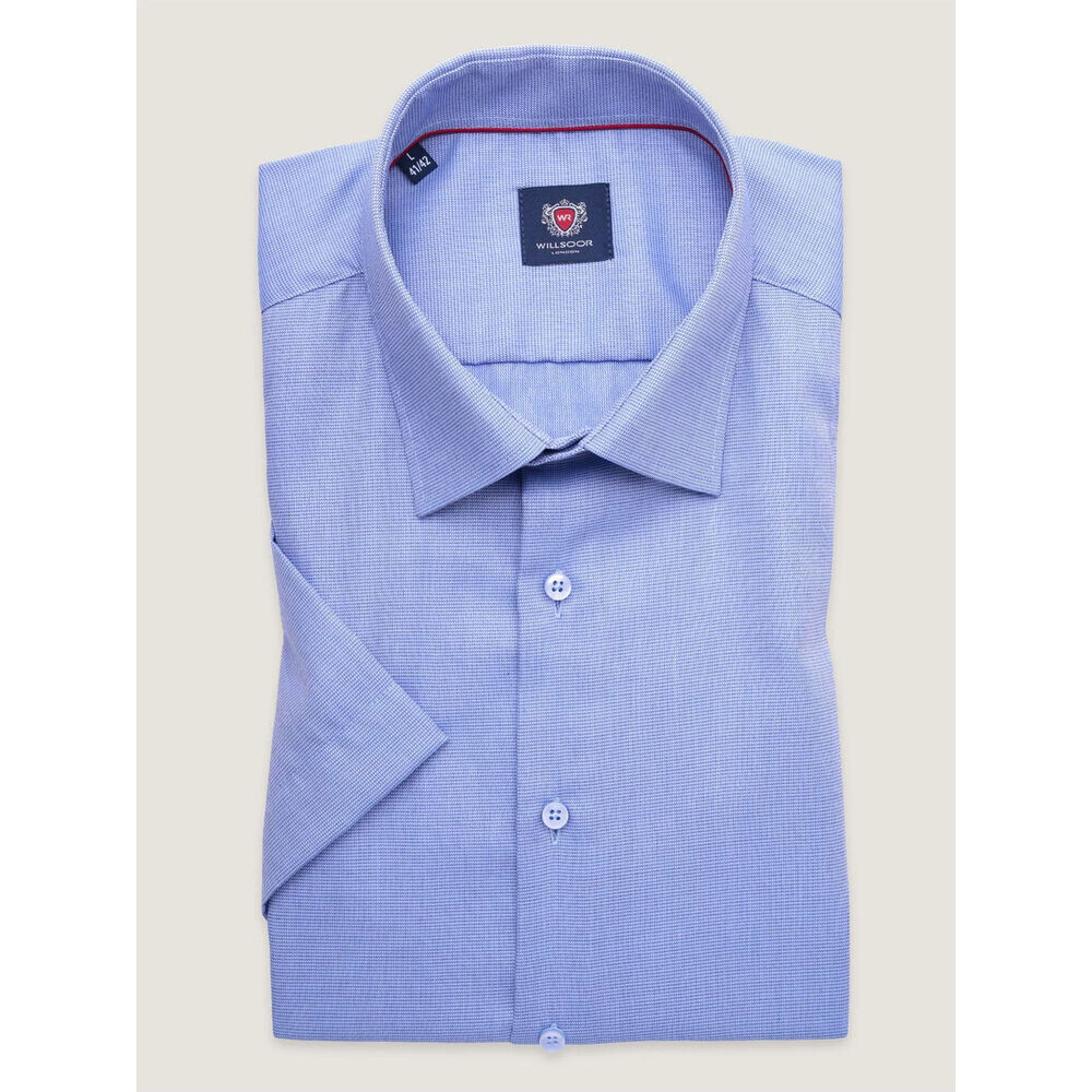 Pánska košeľa svetlomodrá slim fit 18278