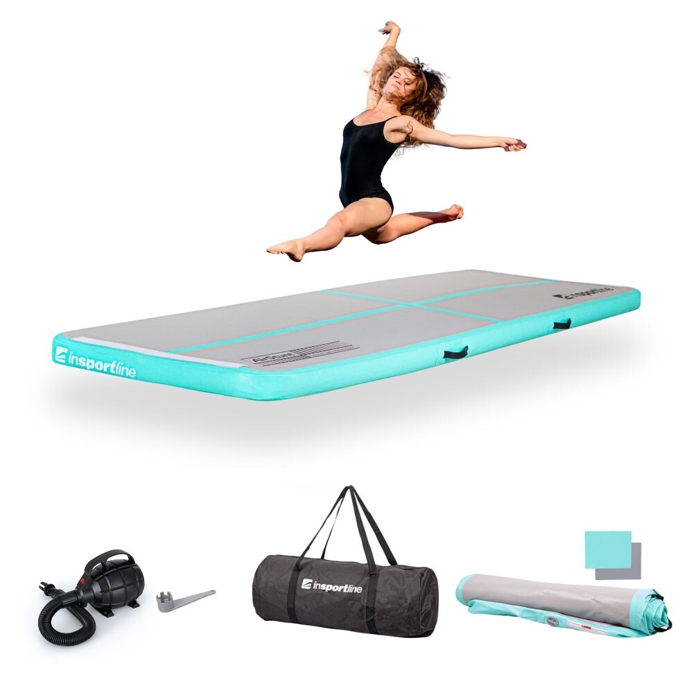 inSPORTline Airstunt 300x100x10 cm biely s elektrickou pumpou