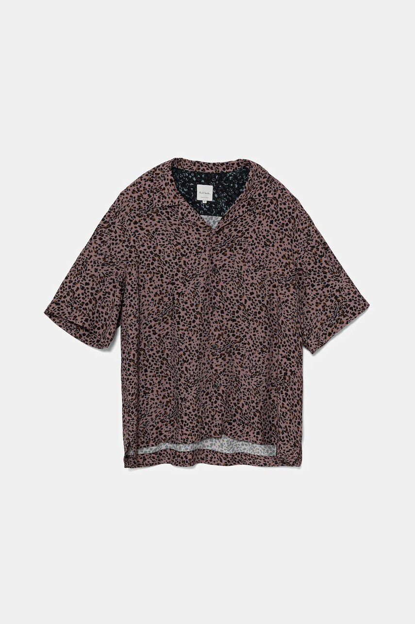 Košeľa Paul Smith pánska, ružová farba, regular, M1R-905U-P02579
