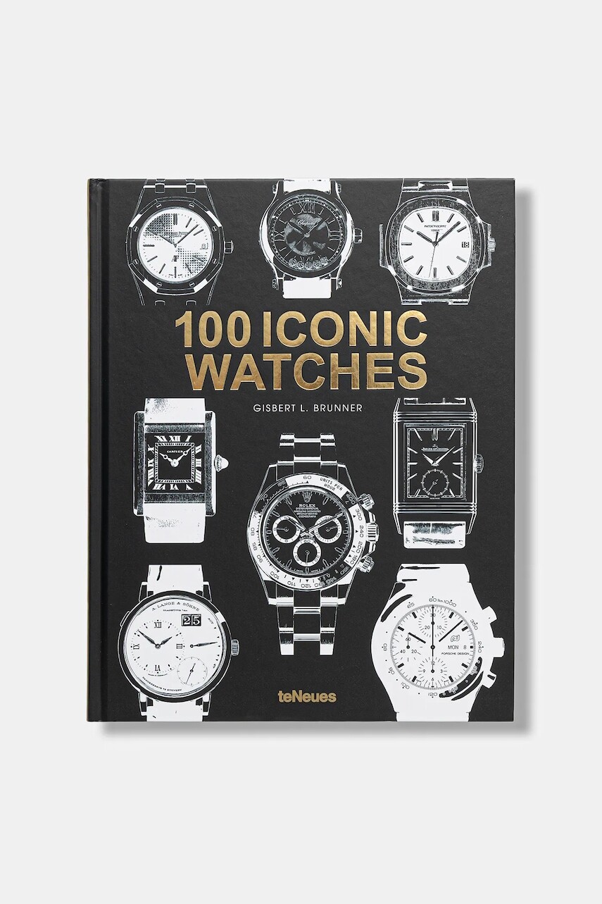 Kniha home & lifestyle 100 Iconic Watches by Brunner Gisbert L., English čierna farba