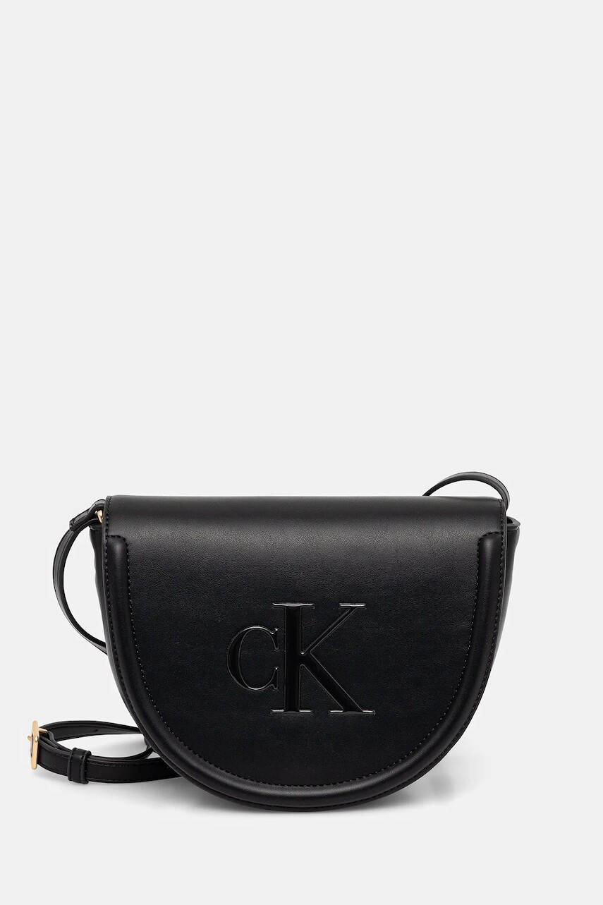 Kabelka Calvin Klein čierna farba, LV04F3221G