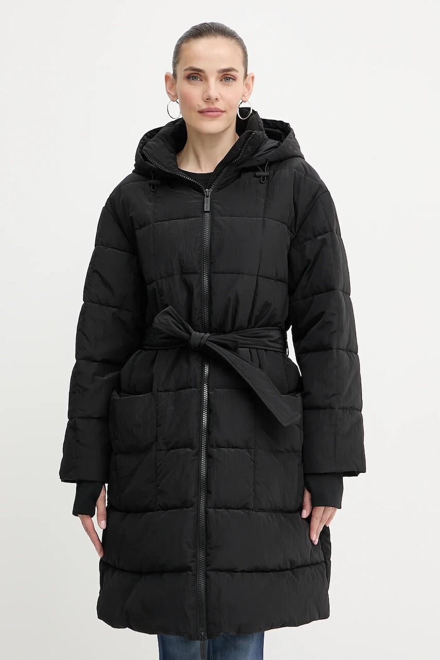 Bunda Armani Exchange čierna farba, zimná, XW000649 AF16207