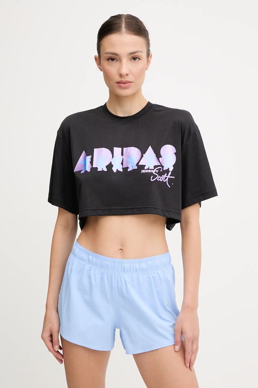 Tréningové tričko adidas Performance PRIDE čierna farba, JL7613