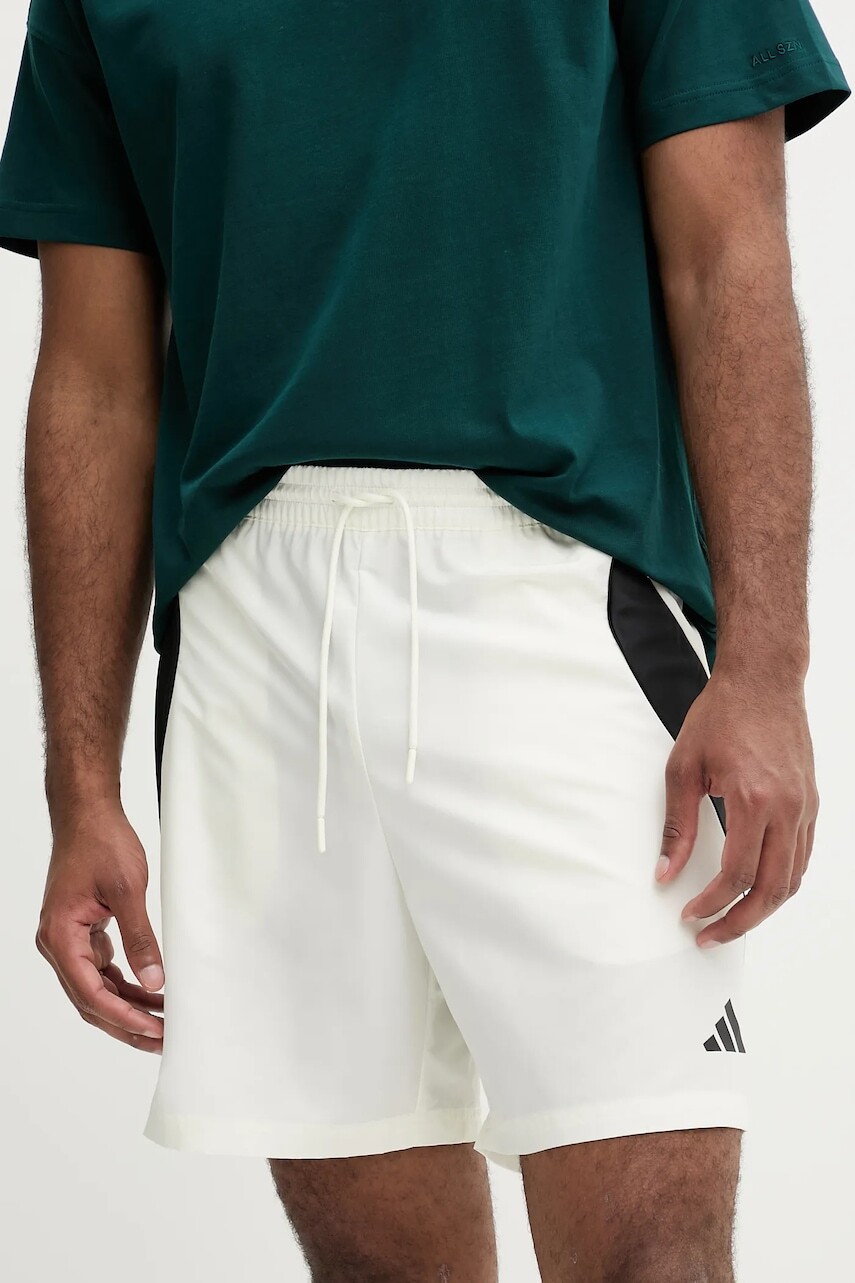 Šortky adidas Stadium béžová farba, JX5624