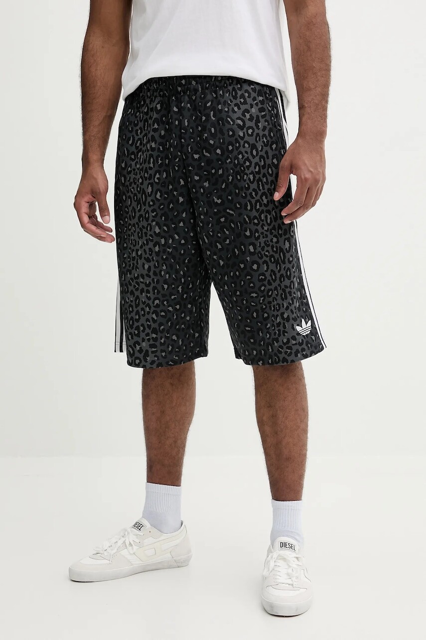 Šortky adidas Originals Graphic Os Sho čierna farba, JV7567