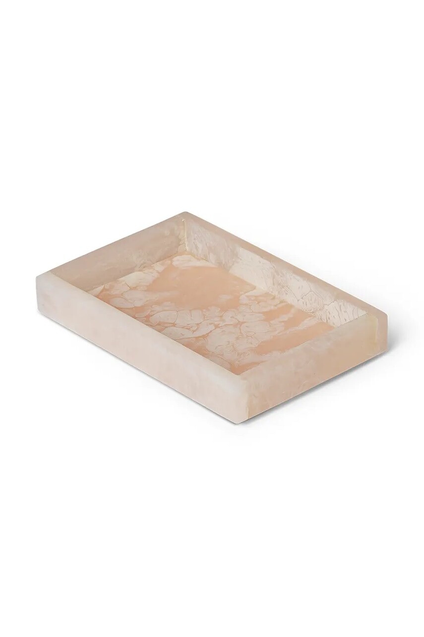 Dekoratívny podnos ferm LIVING Mist Tray 10 x 15 cm ružová farba