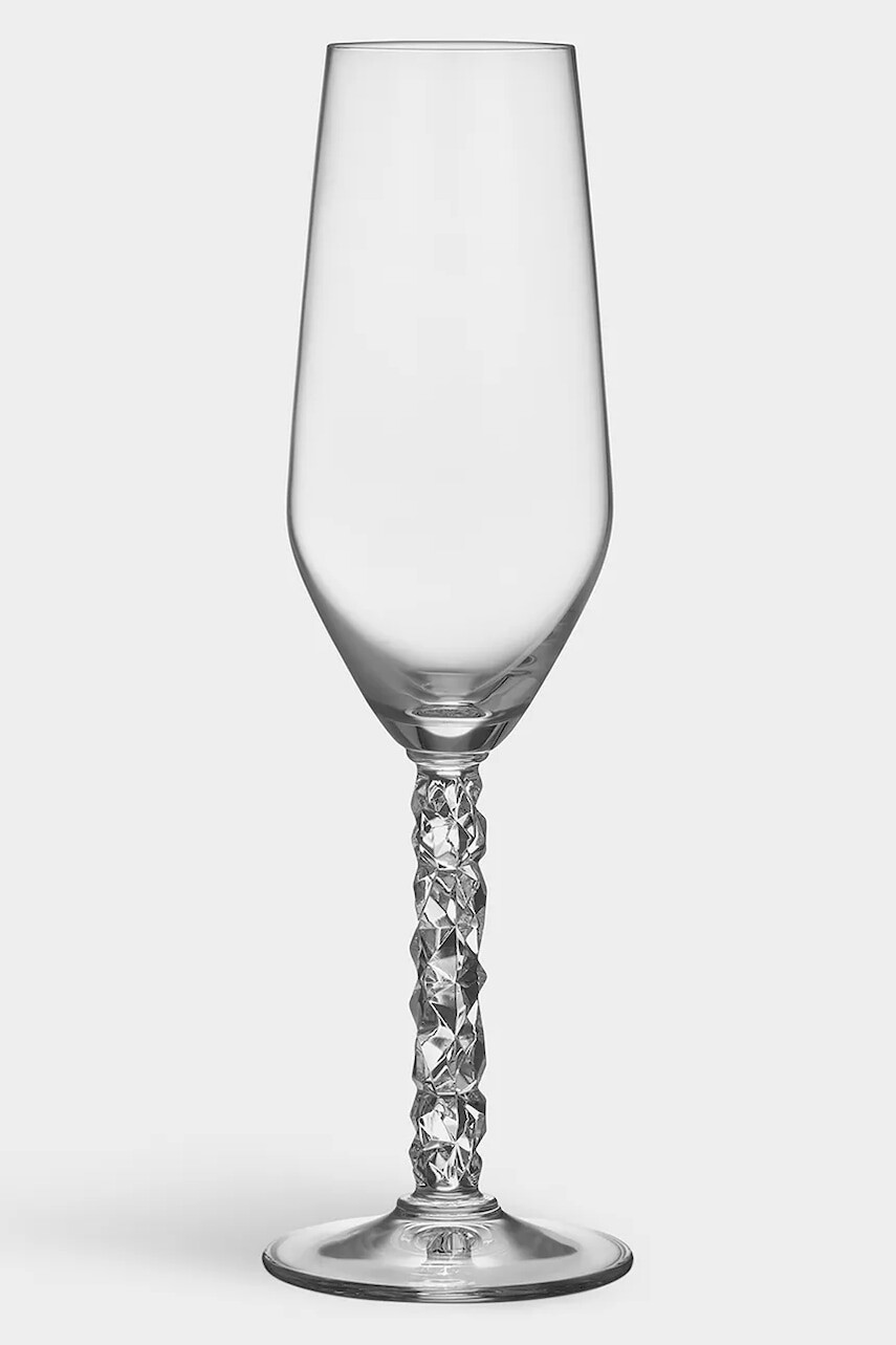 Pohár na šampanské Orrefors Carat 240 ml 2-pak priehľadná farba