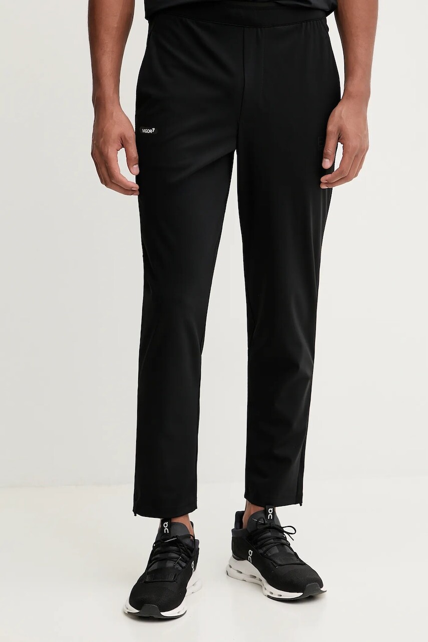 Tréningové nohavice EA7 Emporio Armani čierna farba, jednofarebné, AF13534.7M000592
