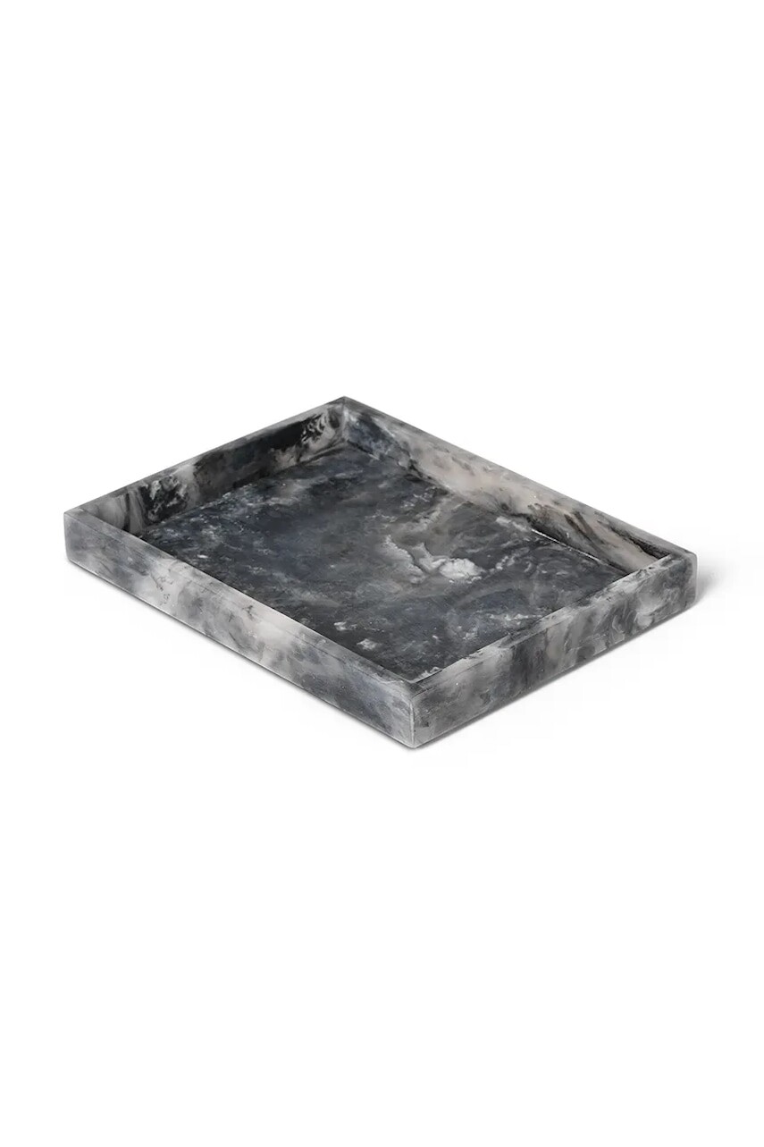 Dekoratívny podnos ferm LIVING Mist Tray 15 x 20 cm šedá farba