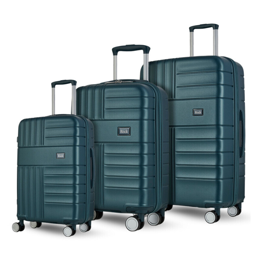 Sada 3 cestovných kufrov Rock Aspen - modrá
