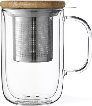 VIVA SCANDINAVIA BALANCE Hrnček na čaj s infuzérom 500 ml dvojstenný, sklo