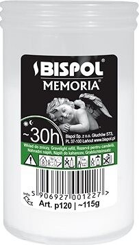 BISPOL cintorínska sviečka Memoria 30 h
