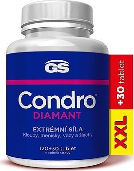 GS Condro Diamant, 120 + 30 tabliet XXL