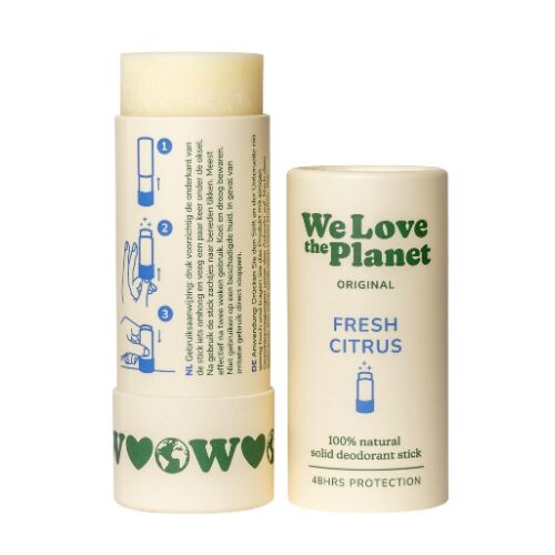 Prírodný tuhý dezodorant Fresh Citrus We love the planet 40g
