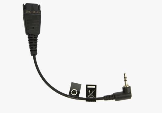 Jabra kábel QD -> 2, 5 mm jack, 15 cm