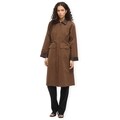 Kabáty Vila  Hella Long Jacket - Coffee Bean