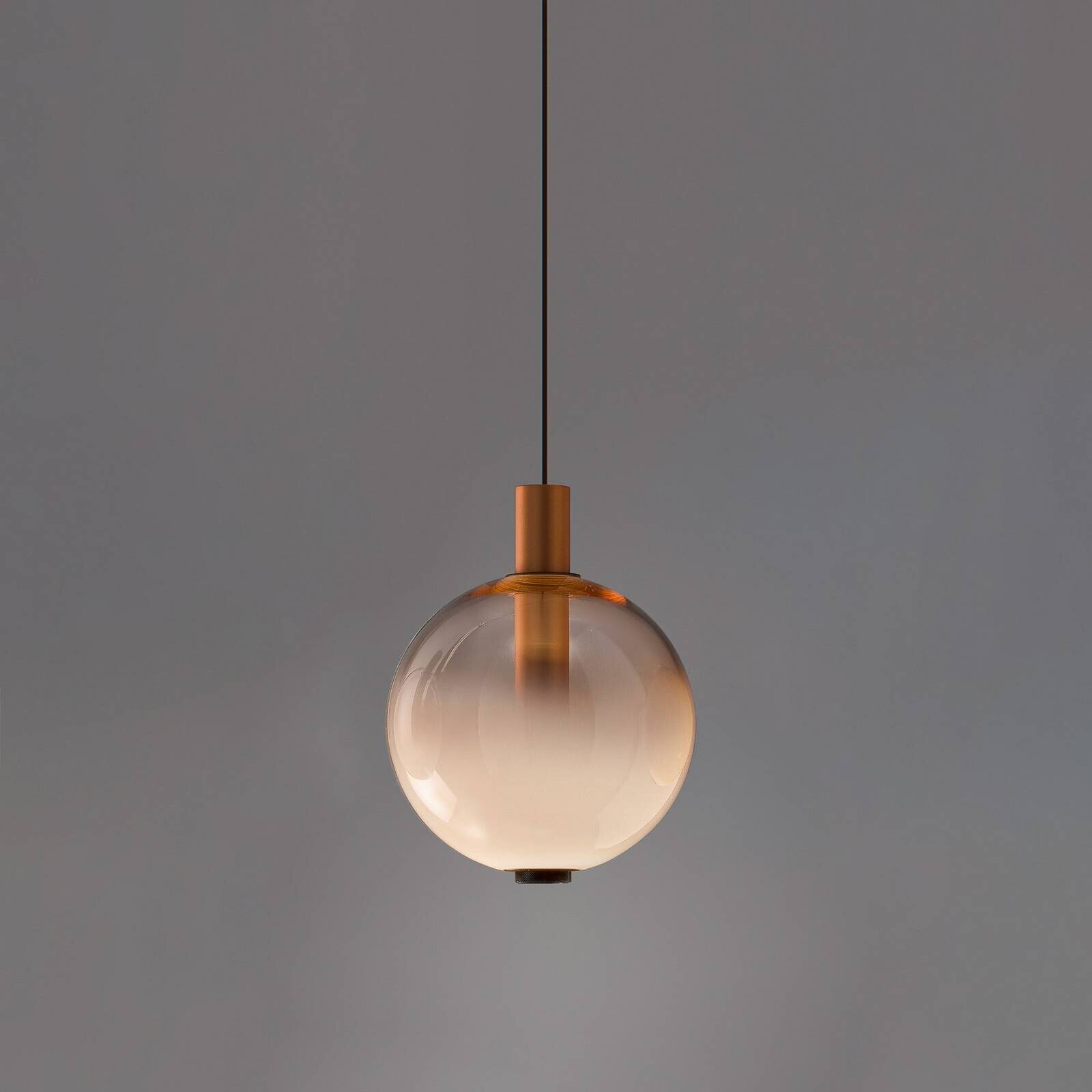 OLEV LED závesné svietidlo BEAM STICK NUANCE, ružové, Ø 20 cm, 927