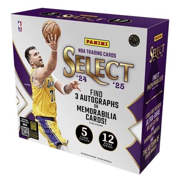 Panini 2024-2025 NBA karty Panini Select Basketball Hobby Box