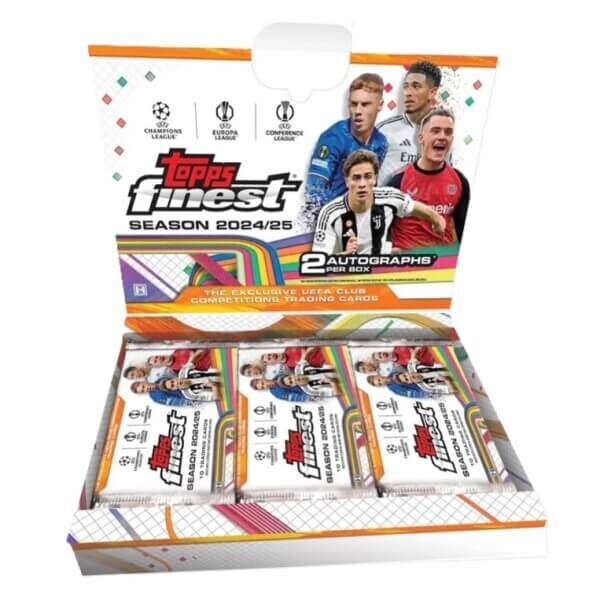 Topps 2024-25 Topps Finest UEFA Club Competitions Hobby Box