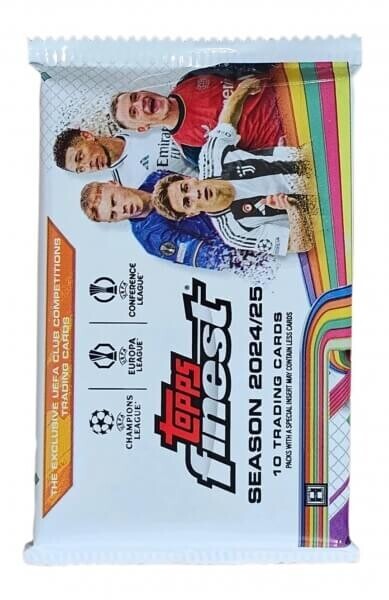 Topps 2024-25 Topps Finest UEFA Club Competitions Hobby Balíček