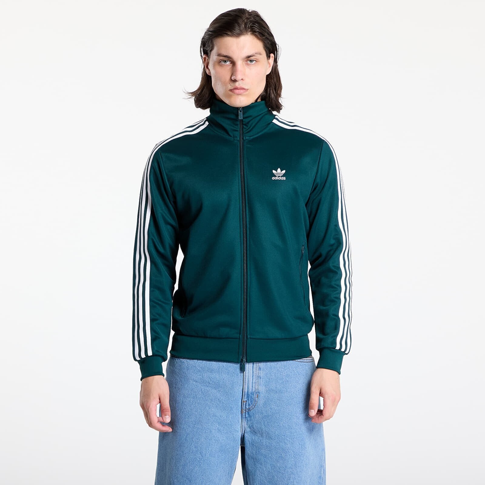 Bunda adidas Adicolor Classics Beckenbauer Track Top Aurora Ivy/ White S