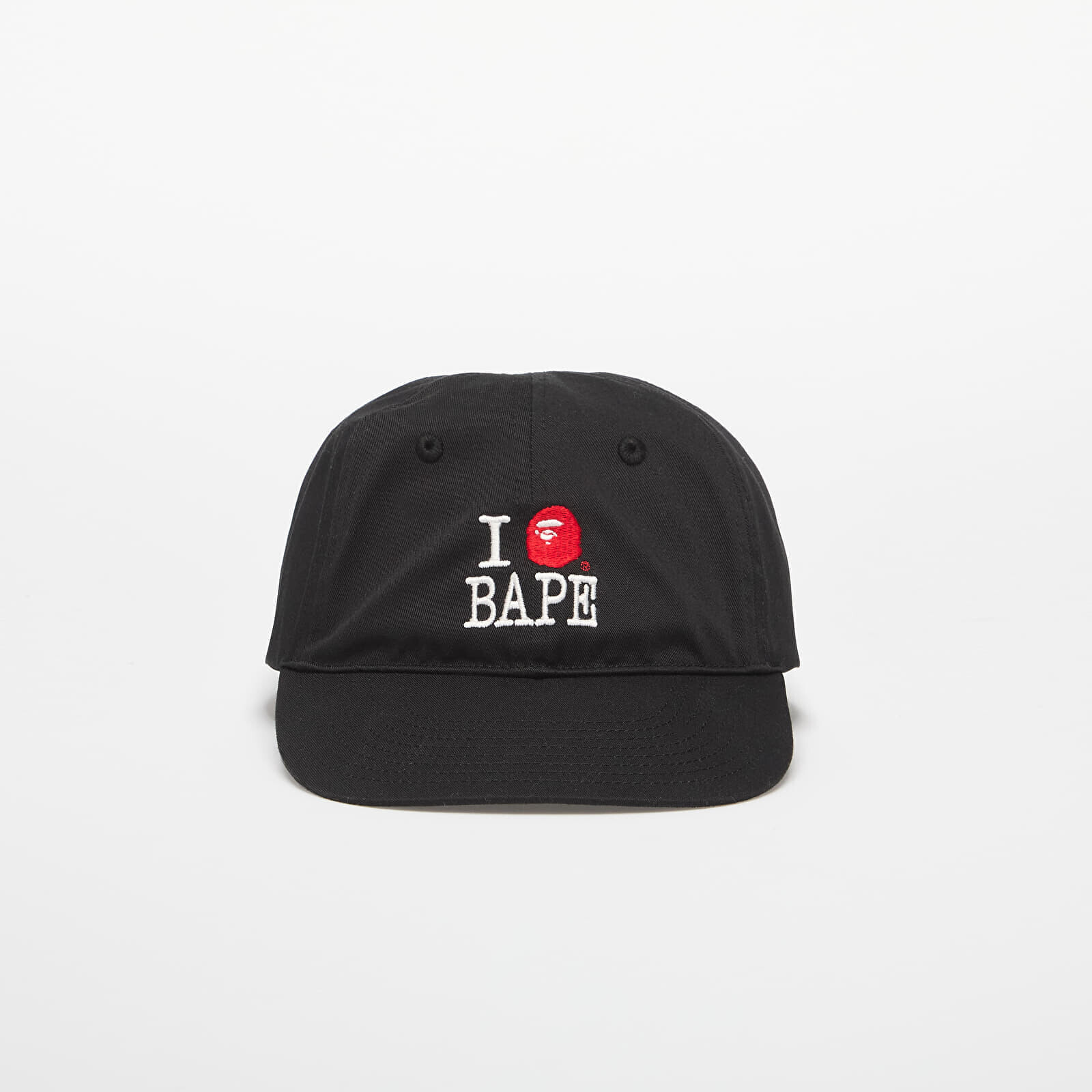 Šiltovka A BATHING APE Logo Cotton Twill Cap Black Universal