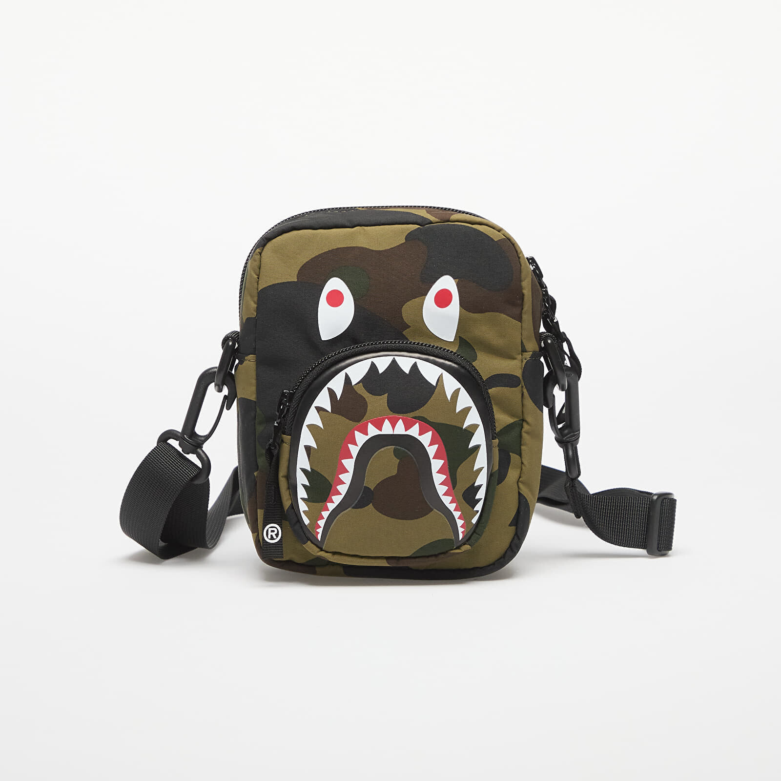 Taška A BATHING APE 1St Camo Shark Mini Bag Green Universal