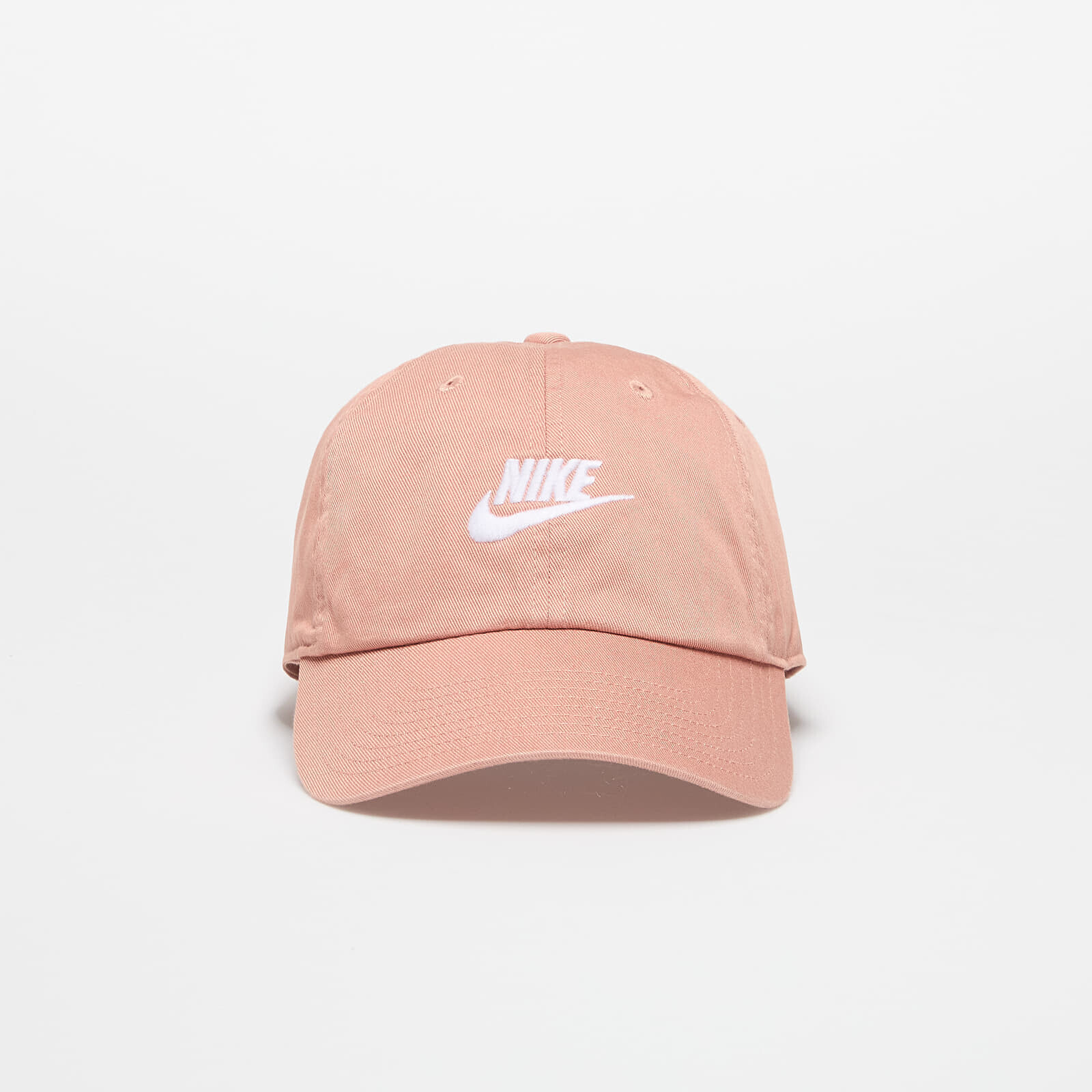 Šiltovka Nike Club Unstructured Futura Wash Cap Rose Gold/ White M/L
