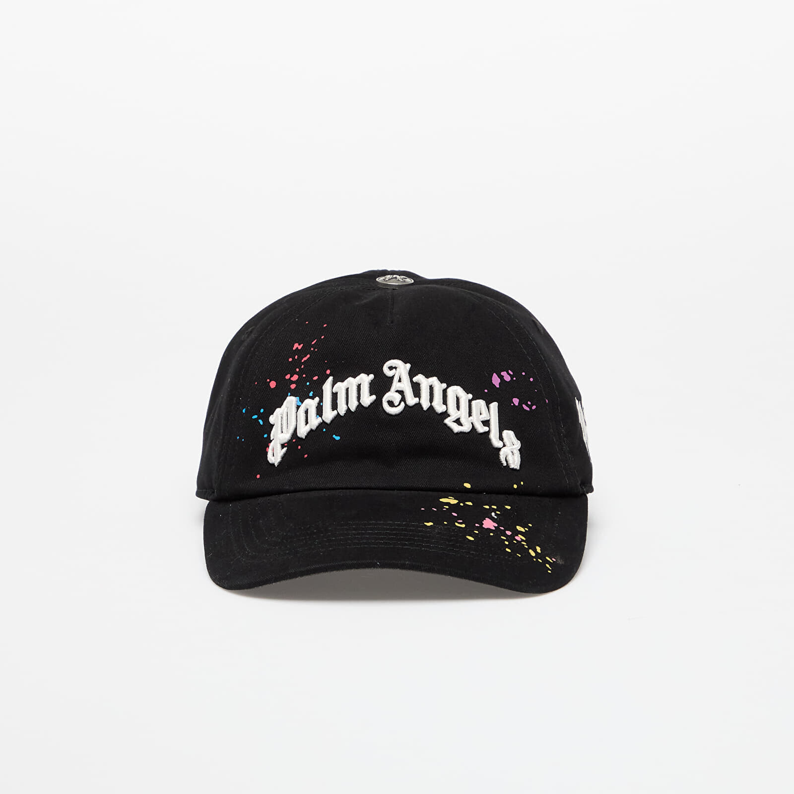 Šiltovka Palm Angels Curved Logo Painted Cap Black/ Multicolor Universal