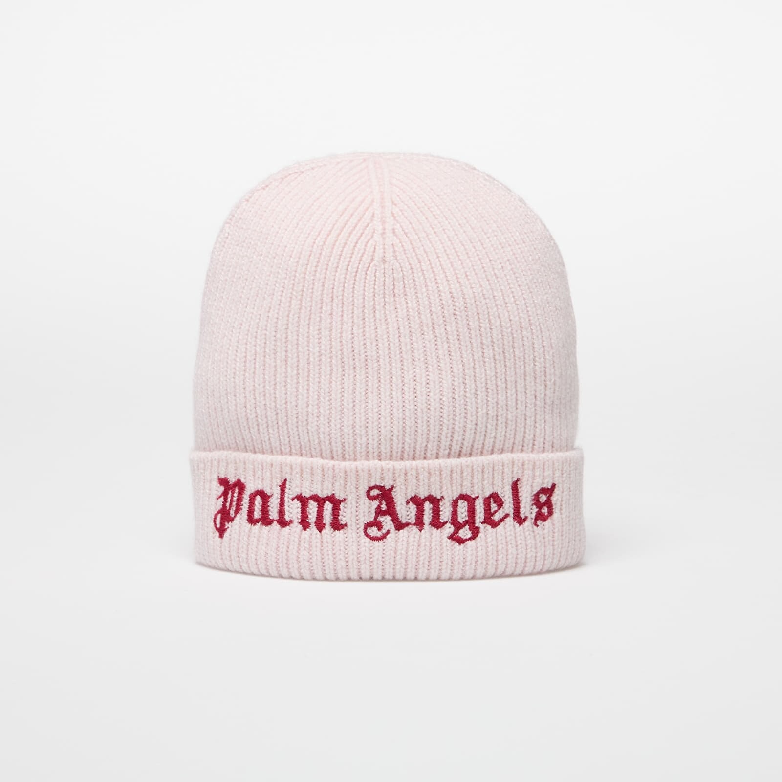 Palm Angels Kids Logo Knit Beanie Rose Pink/ Brick Red II