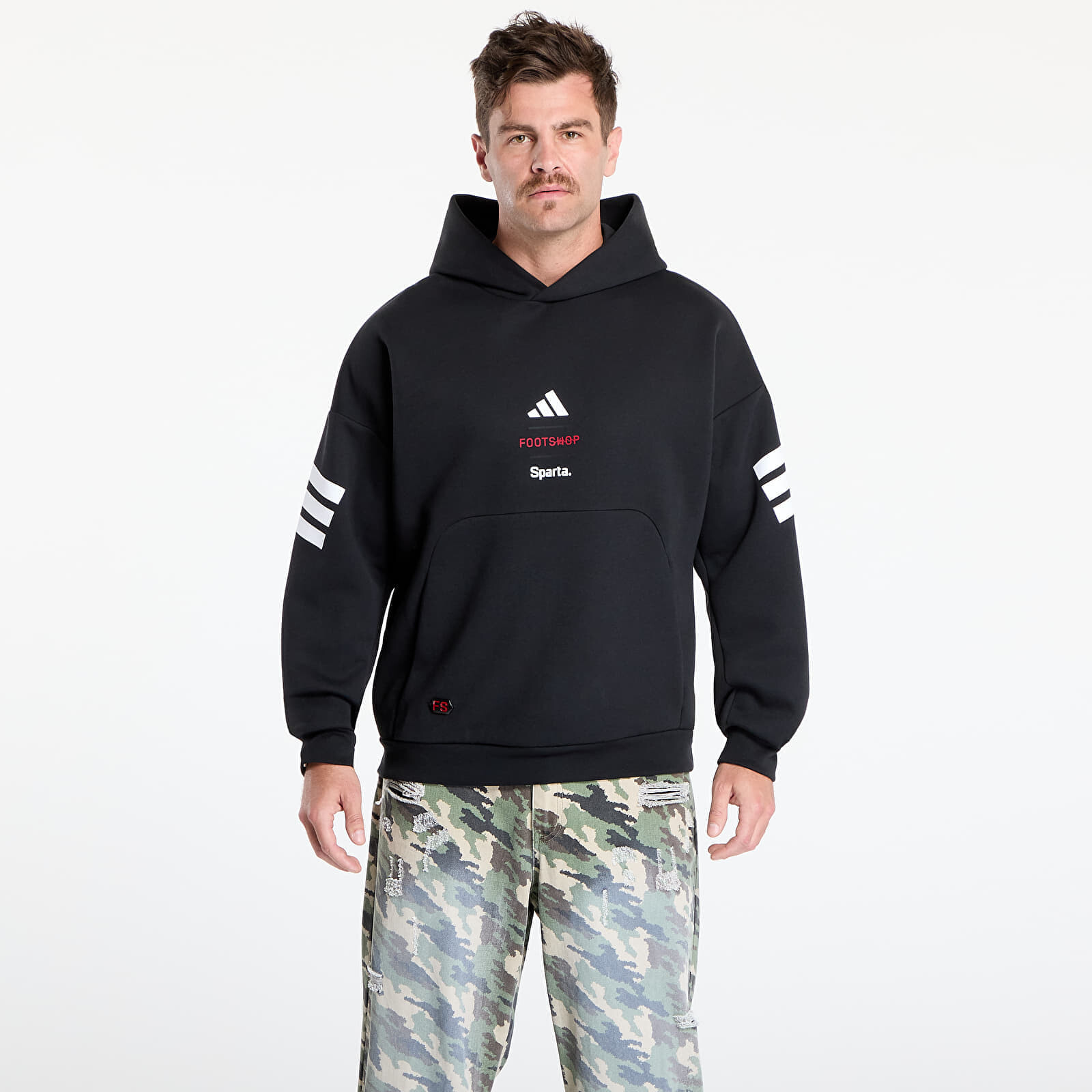 Mikina adidas x Footshop x Sparta Hoodie UNISEX Black XS