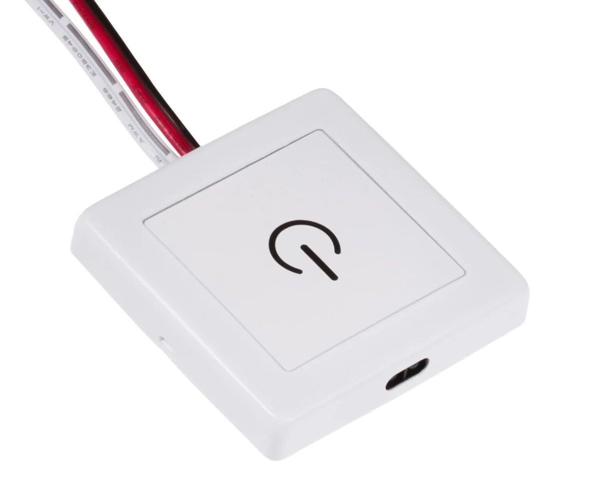 T-LED Spínač skriňový 12/24V biely 067142