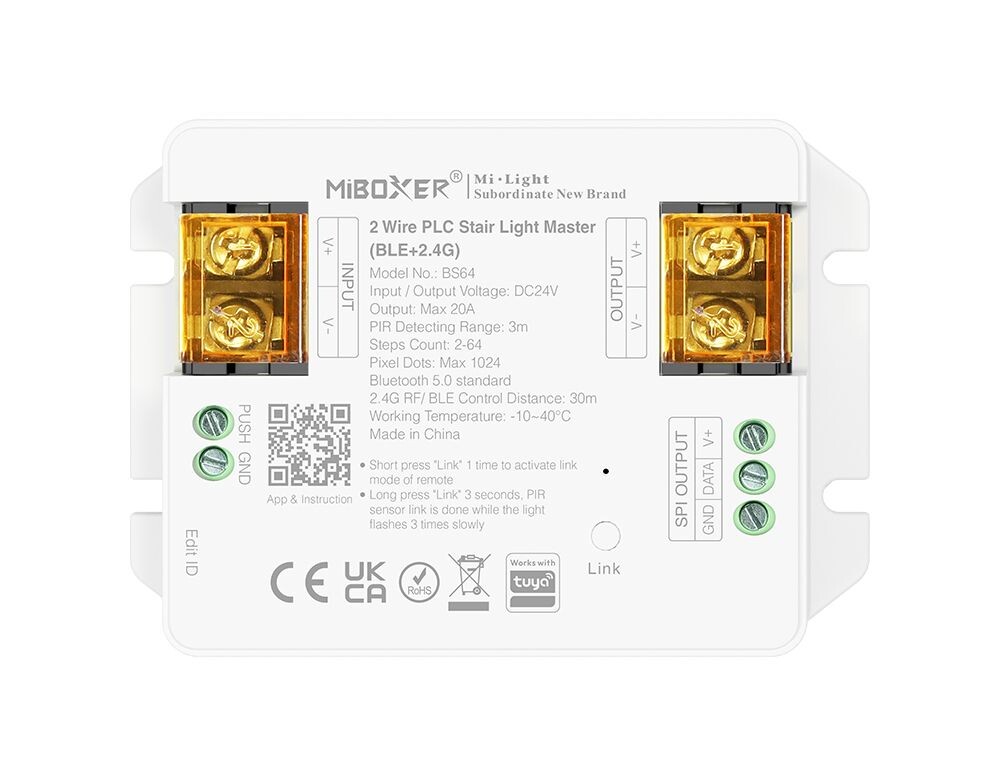 LED Solution Mi-Light MiBoxer RF Prijímač na osvetlenie schodiska BS64