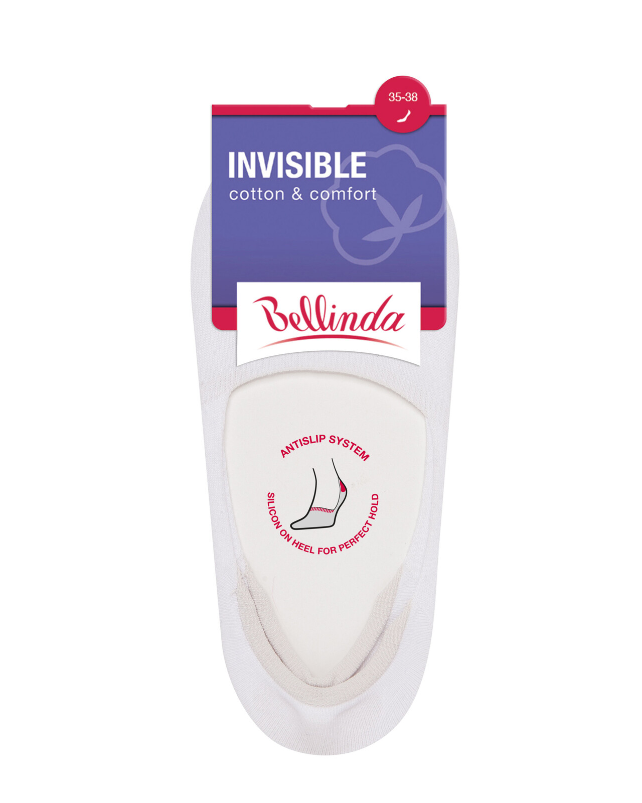 Bellinda 
INVISIBLE SOCKS - Neviditeľné ponožky vhodné do sneaker topánok - čierna