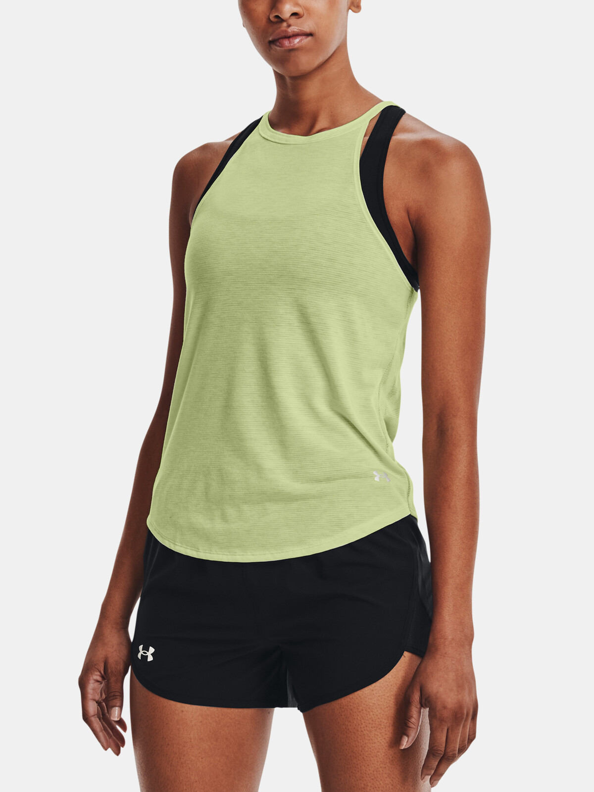 Under Armour Tank Top UA Streaker Jacquard Tank-GRN - Women