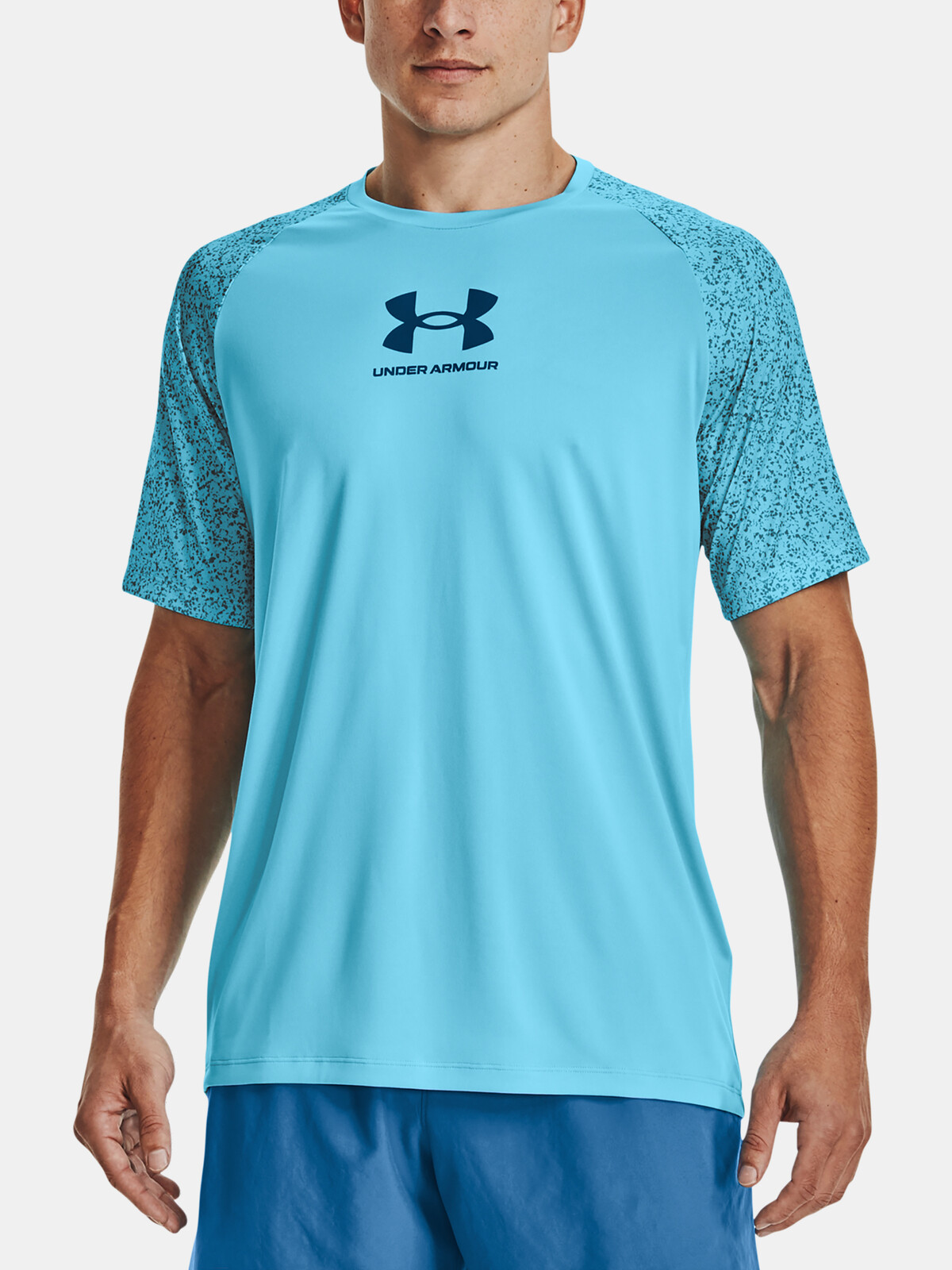 Under Armour T-Shirt UA Tech 2.0 Inverted P SS-BLU - Men