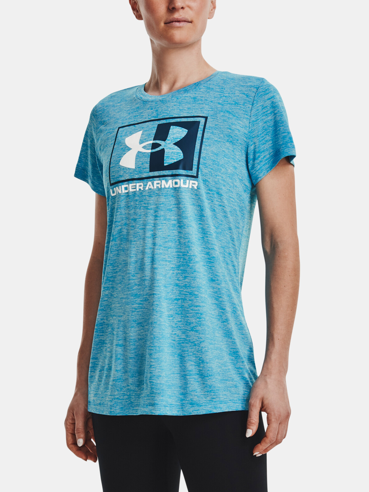 Under Armour T-Shirt Tech Twist Box LU SSC-BLU - Women