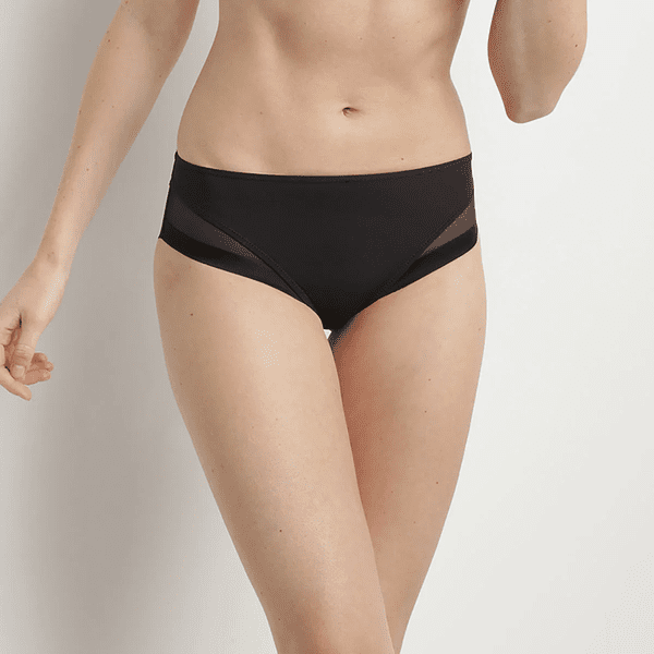 DIM GENEROUS CLASSIC SLIP - Dámske nohavičky - čierna