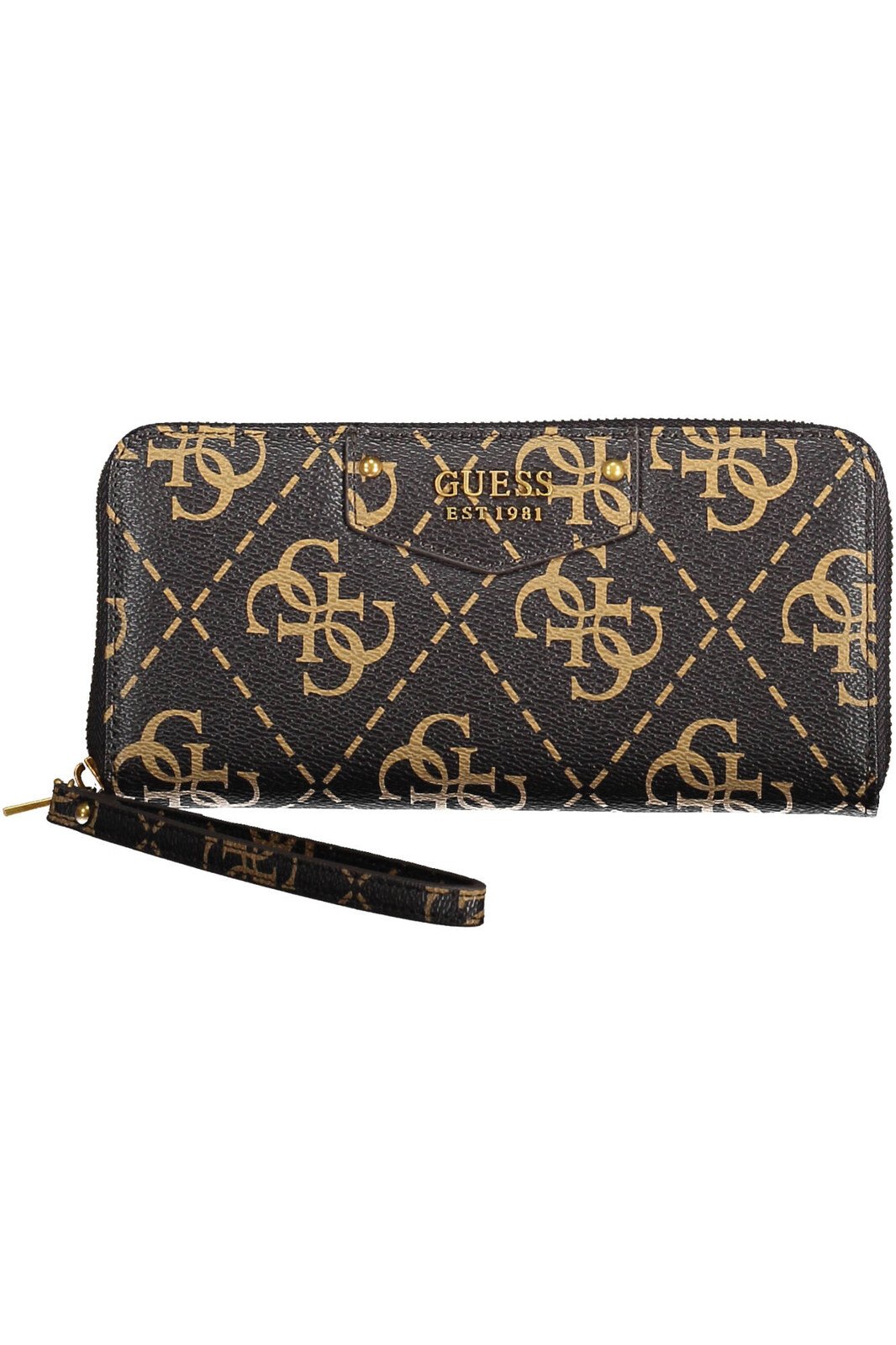 GUESS JEANS WOMEN'S WALLET BROWN