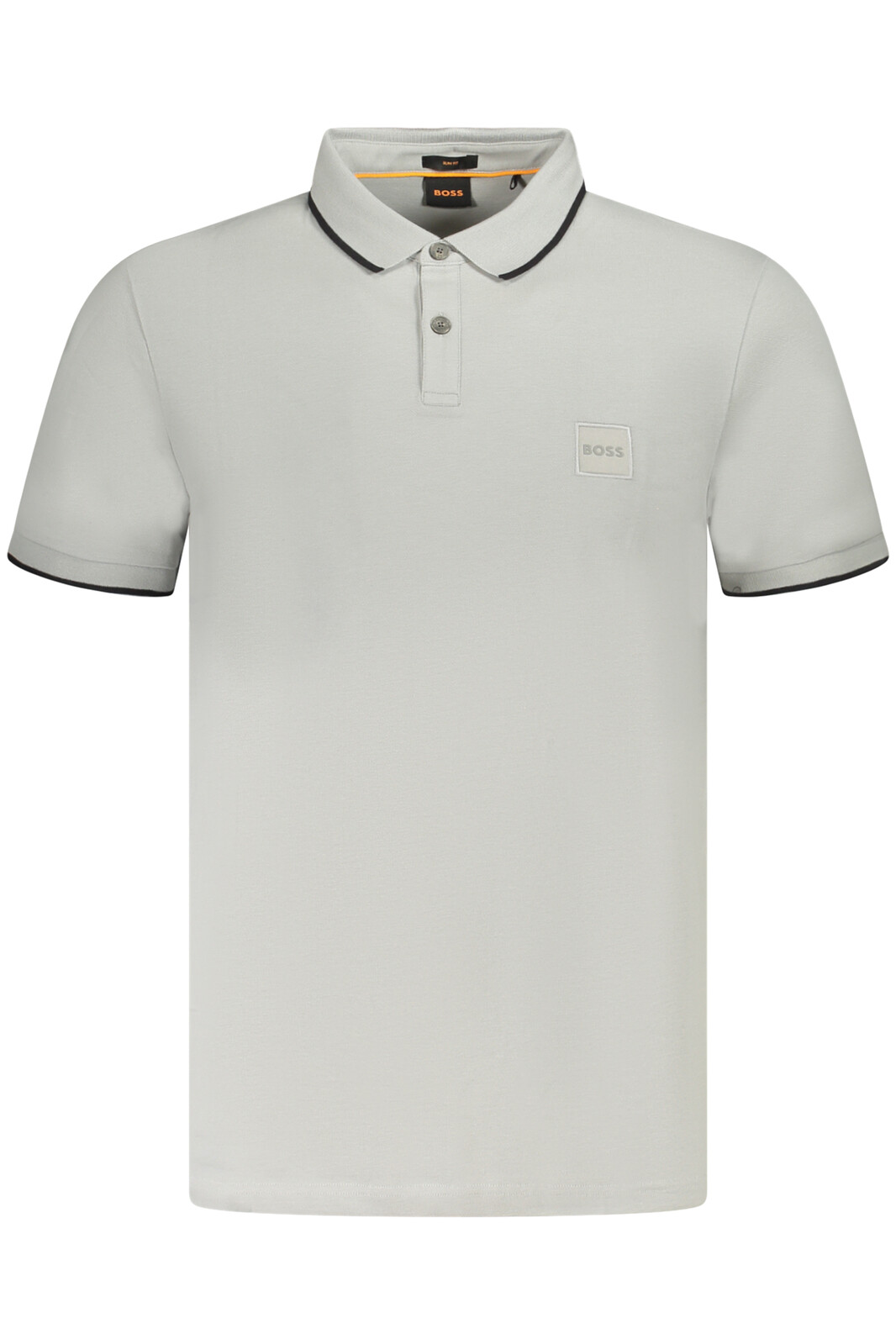 BOSS POLO SHORT SLEEVE MEN GREY