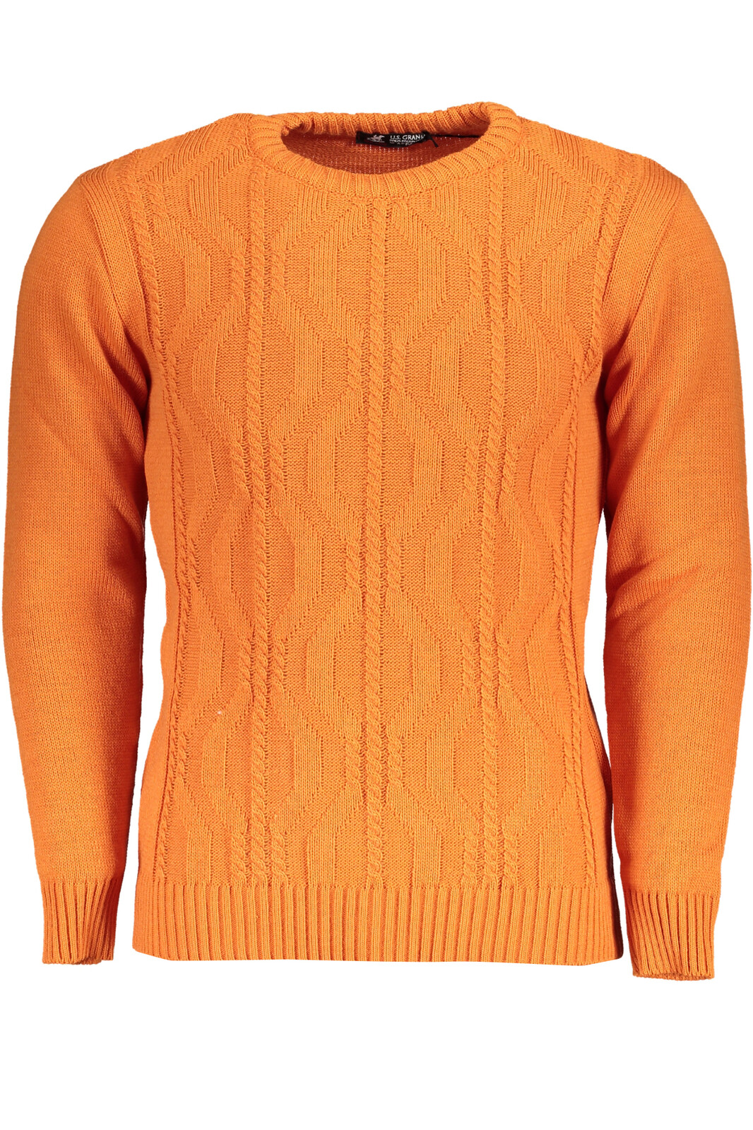 US GRAND POLO MEN'S ORANGE SWEATER