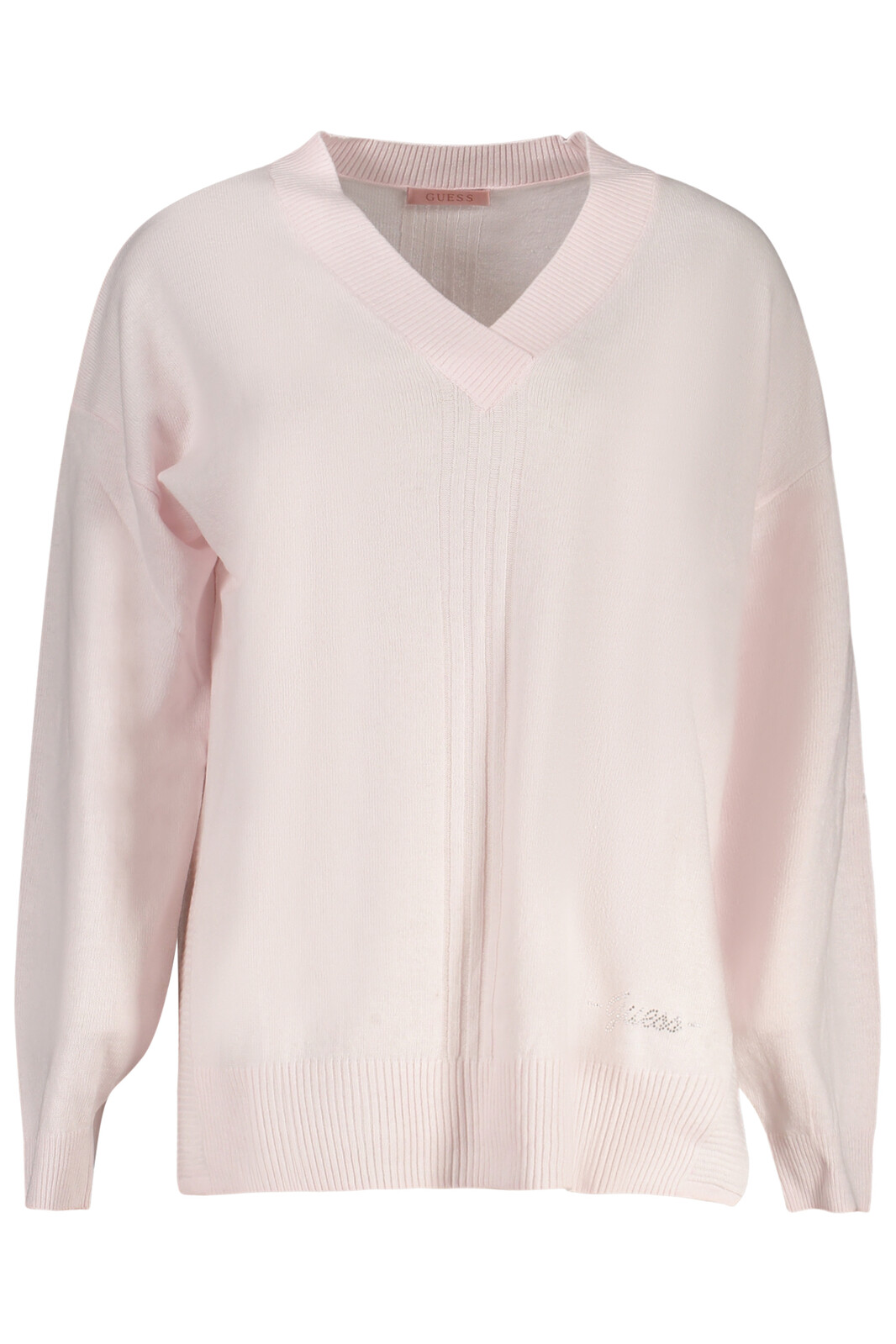 GUESS JEANS WOMEN'S PINK SWEATER