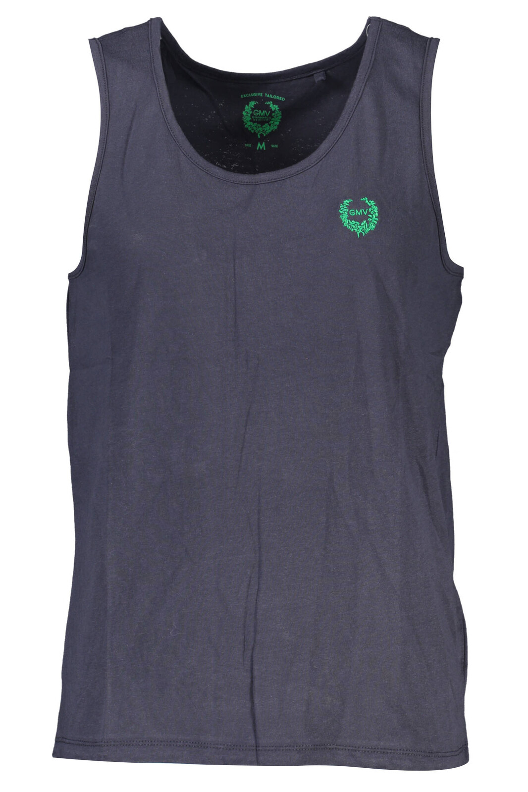 GIAN MARCO VENTURI MEN'S BLUE TANK TOP