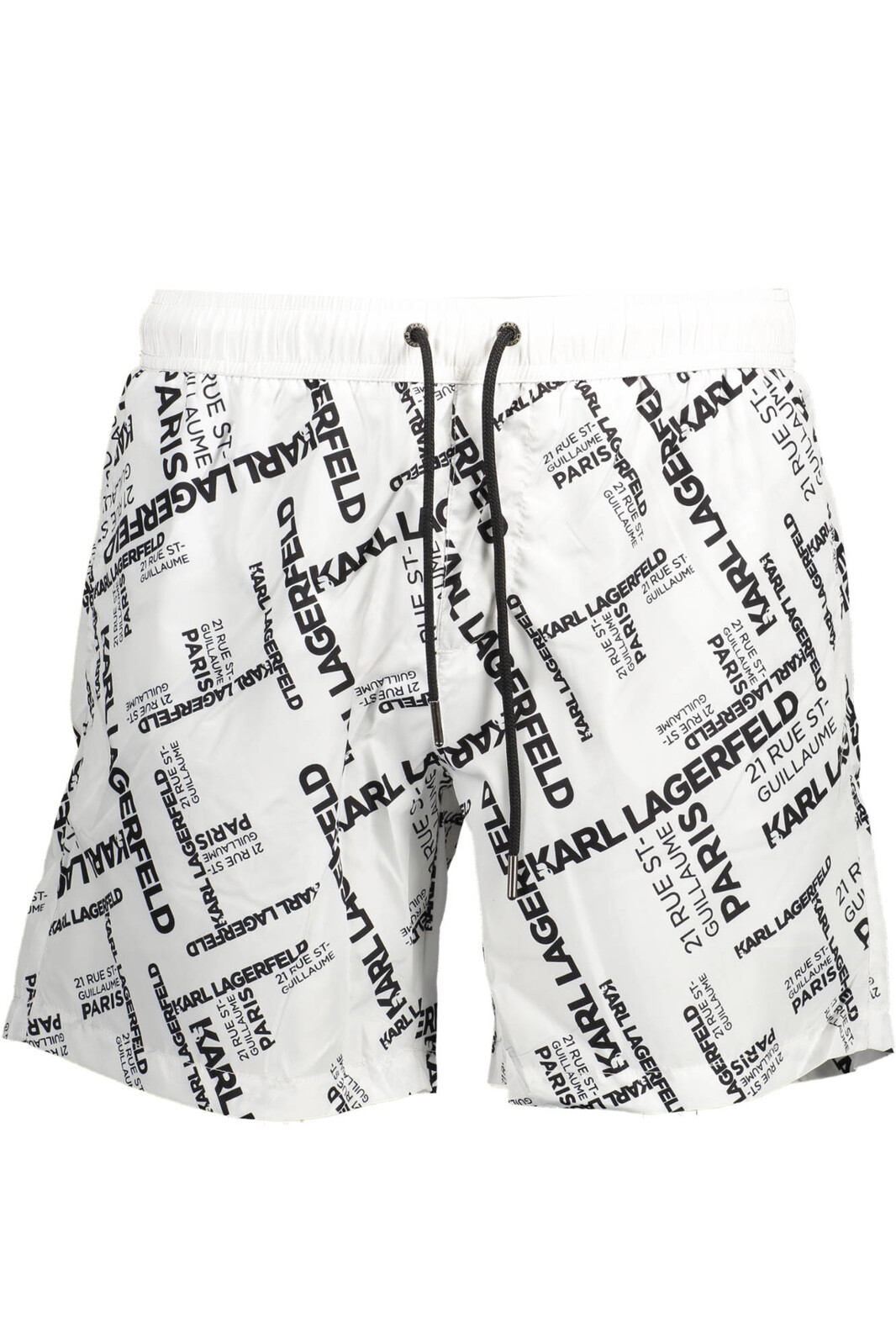 KARL LAGERFELD BEACHWEAR SWIMSUIT BOTTOM MEN WHITE