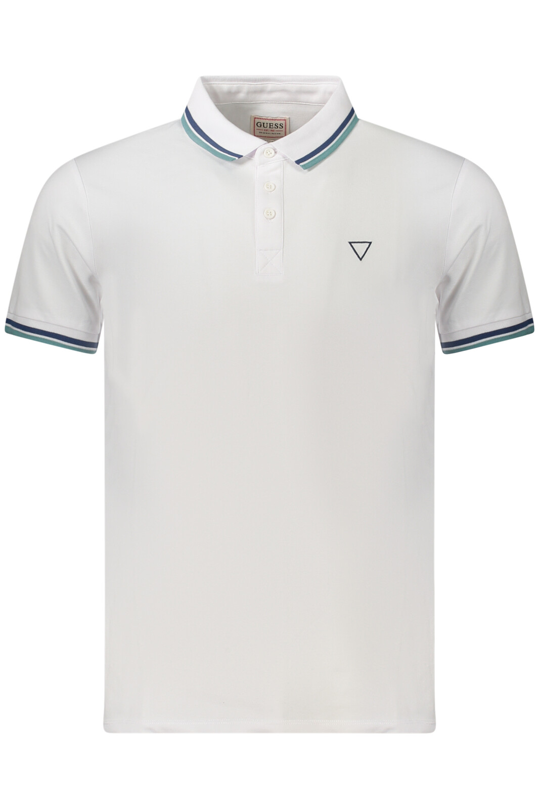 GUESS JEANS POLO SHORT SLEEVES MEN WHITE