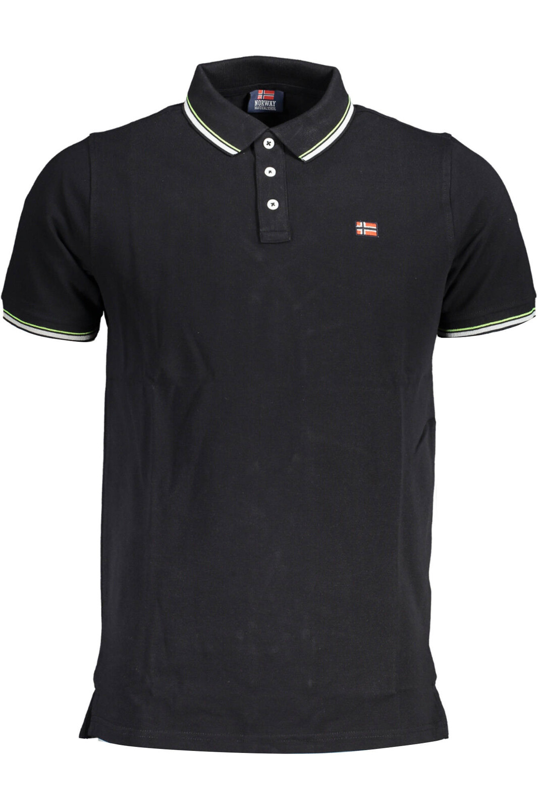 NORWAY 1963 MEN'S SHORT SLEEVE POLO BLACK