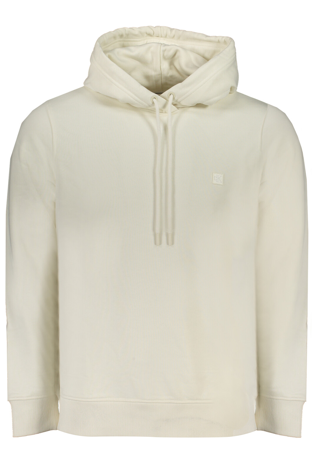 CALVIN KLEIN MEN'S WHITE ZIPLESS SWEATSHIRT