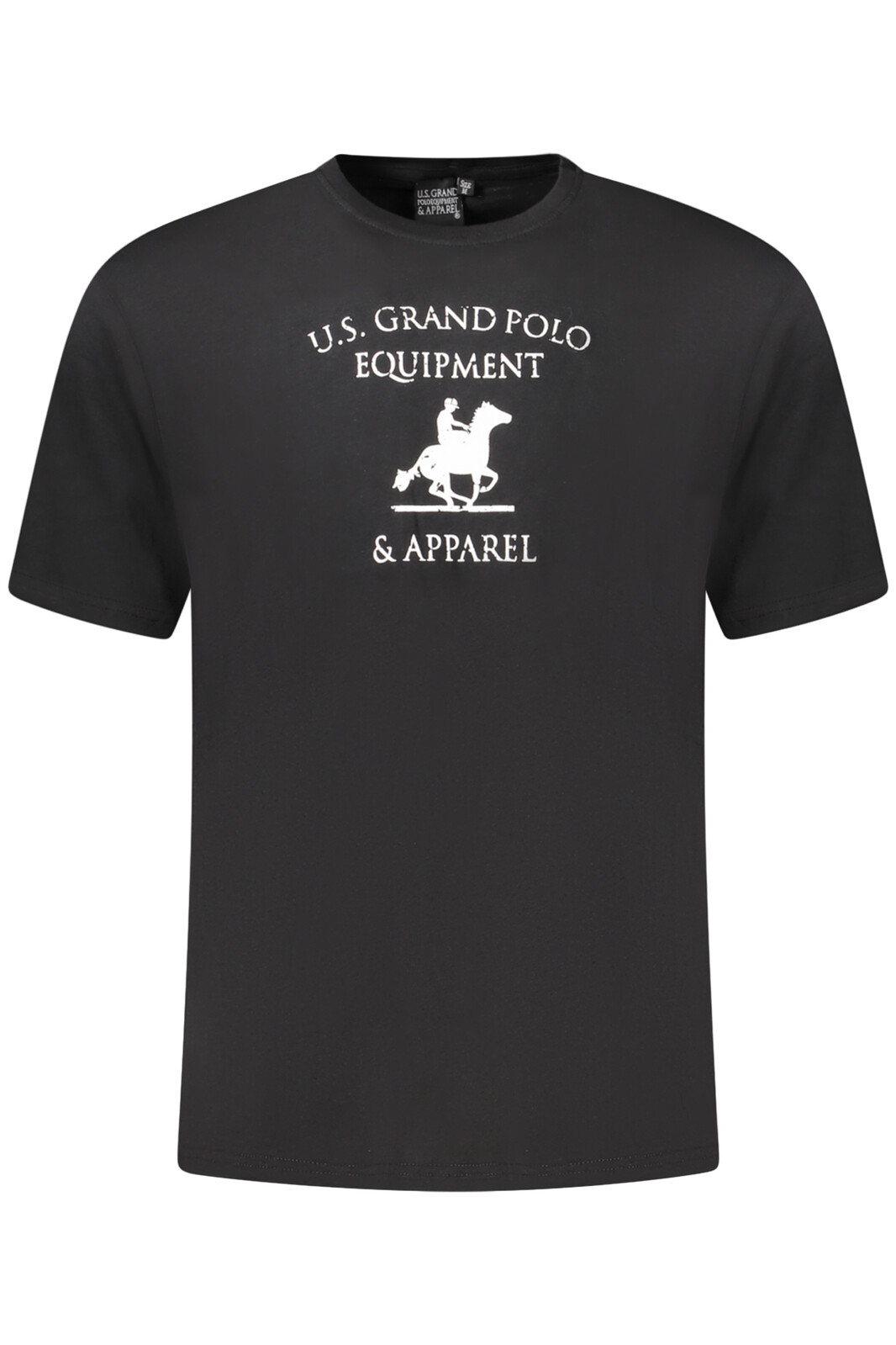 US GRAND POLO SHORT SLEEVE T-SHIRT MEN BLACK