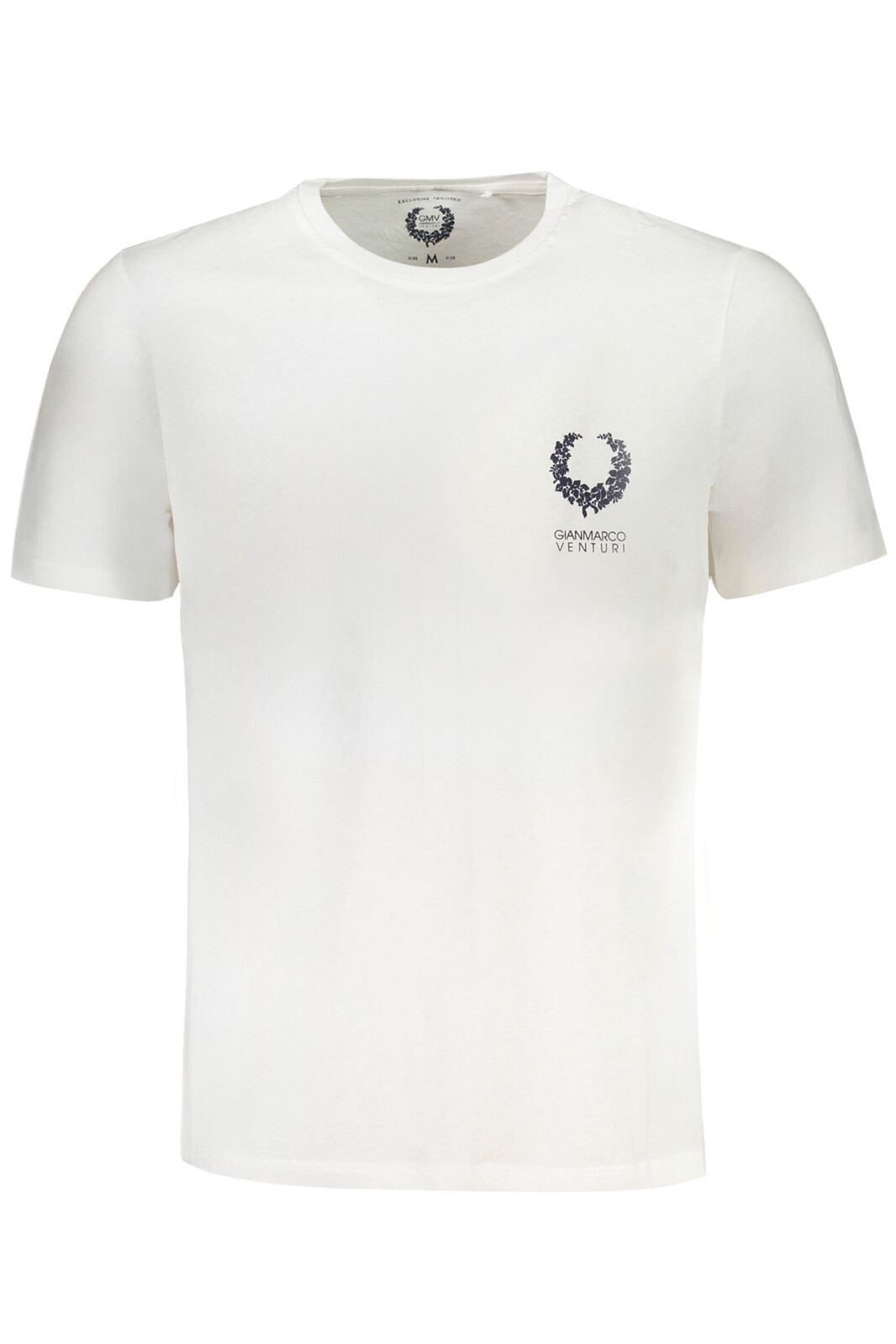 GIAN MARCO VENTURI MEN'S SHORT SLEEVED T-SHIRT WHITE